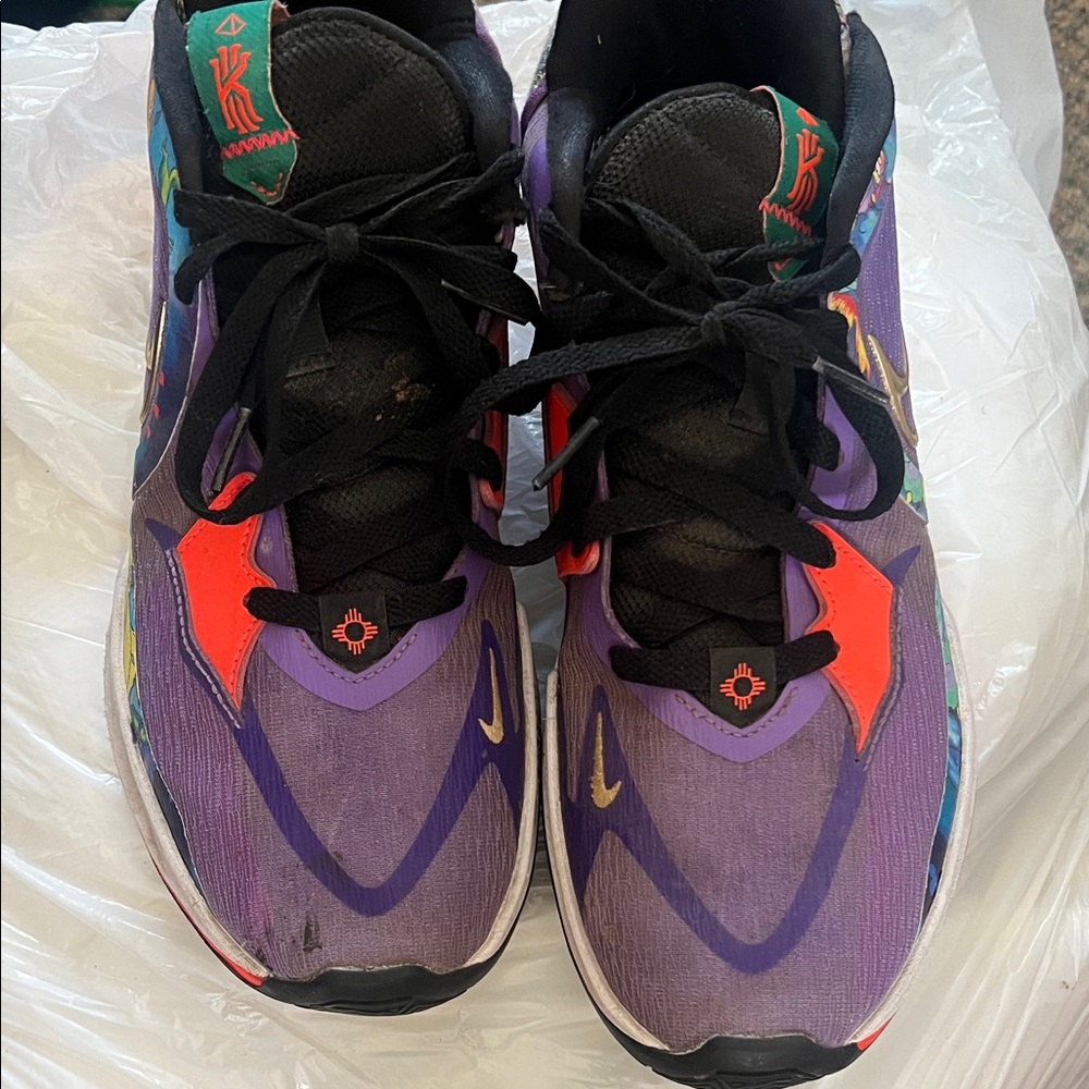 Nike Purple and Red Athletic Shoes
